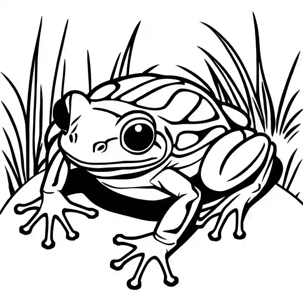 Poison Dart Frogs coloring pages